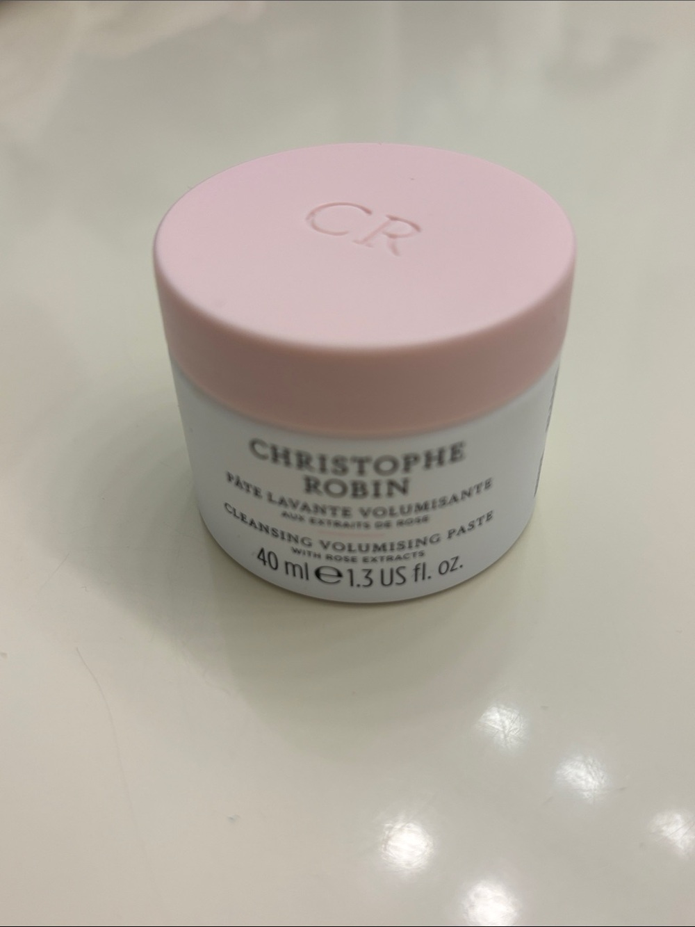New Christophe Robin Cleansing Volumising Paste with Rose Extracts